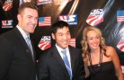 Dawson (center) at the '05 New York Ski & Snowboard Ball
