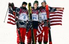 Kenworthy, Christensen, and Goepper on the podium (GEPA)