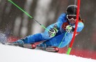 Tina Maze on her way to gold in Sochi GS. (GEPA)