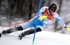 Mario Matt of Austria leads the Olympic men's slalom after the first run. (GEPA/Mario Kneisl)