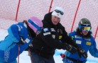 Chip White discussing the line with Chelsea Marshall and Stacey Cook in 2011. USST/Doug Haney
