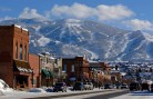 Downtown Steamboat Springs in Colorado. Steamboat Resort