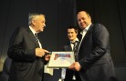 FIS President Gian Franco Kasper (left) with Niklas Carlsson. Agence Zoom/Michel Cottin