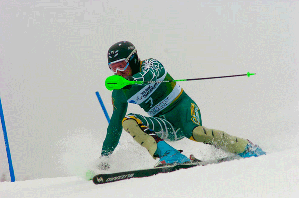 Vermont's Tim Kelley en route to bumpy victory. Credit: Mark Collier