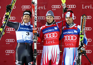 Levi World Cup Men's Podium