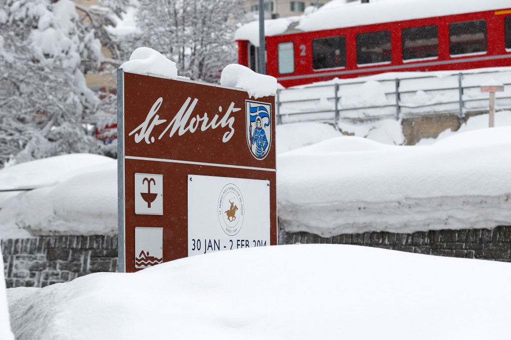 St. Moritz this morning (GEPA/Harald Steiner)
