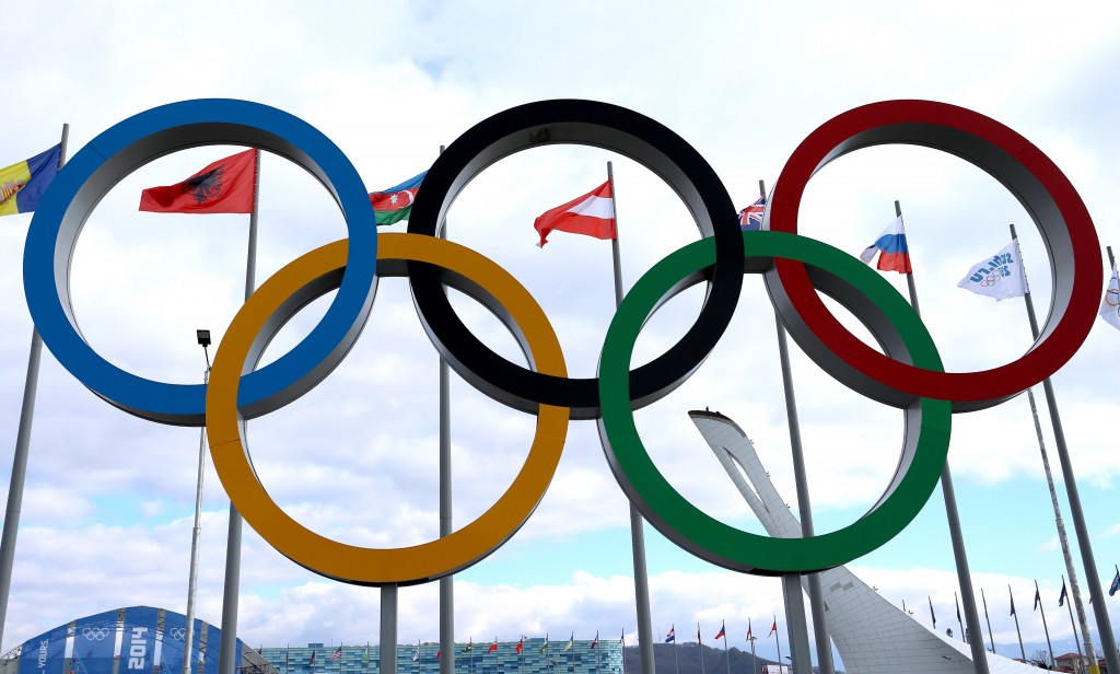 Olympic rings in Sochi (GEPA/Daniel Goetzhaber)