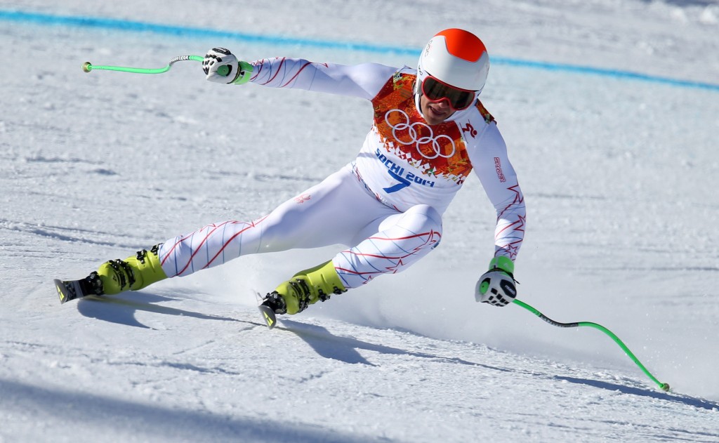 Steven Nyman, chasing a spot in Sunday's Olympic downhill, was 18th in Friday's second training run.