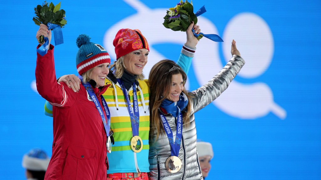 Julia Mancuso, the queen of big event performances, at the Sochi Olympics. GEPA/Mario Kneisl