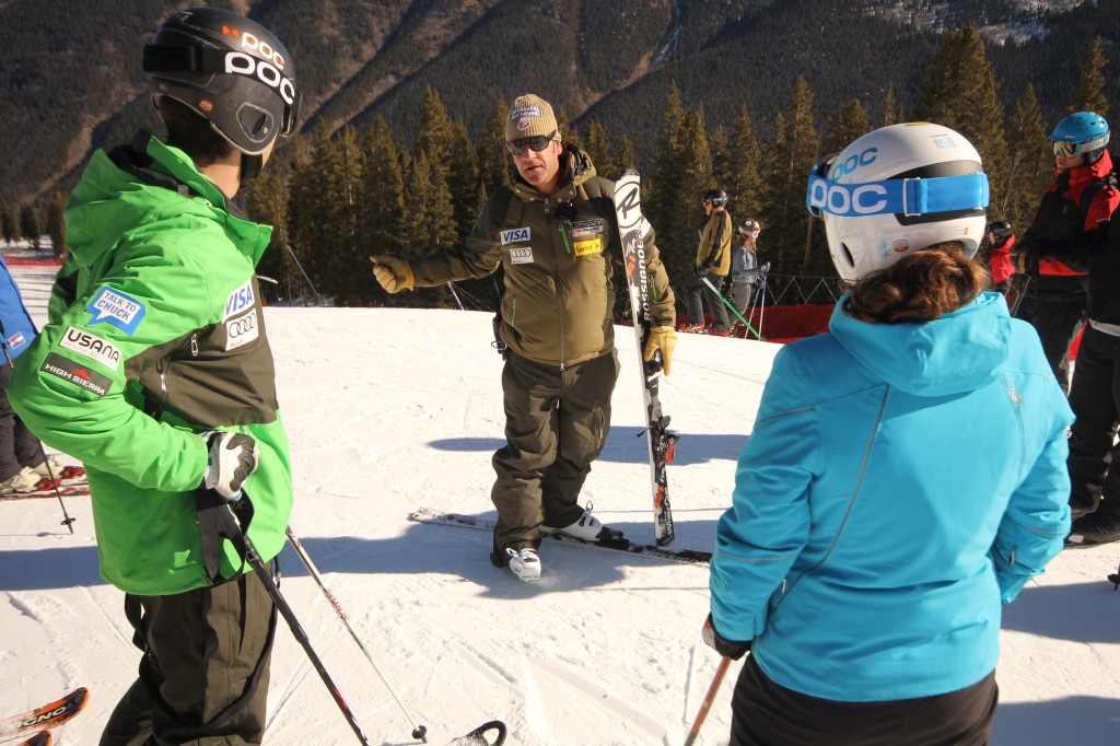 Jeff Pickering at the Copper Mountain Speed Center. Tripp Fay