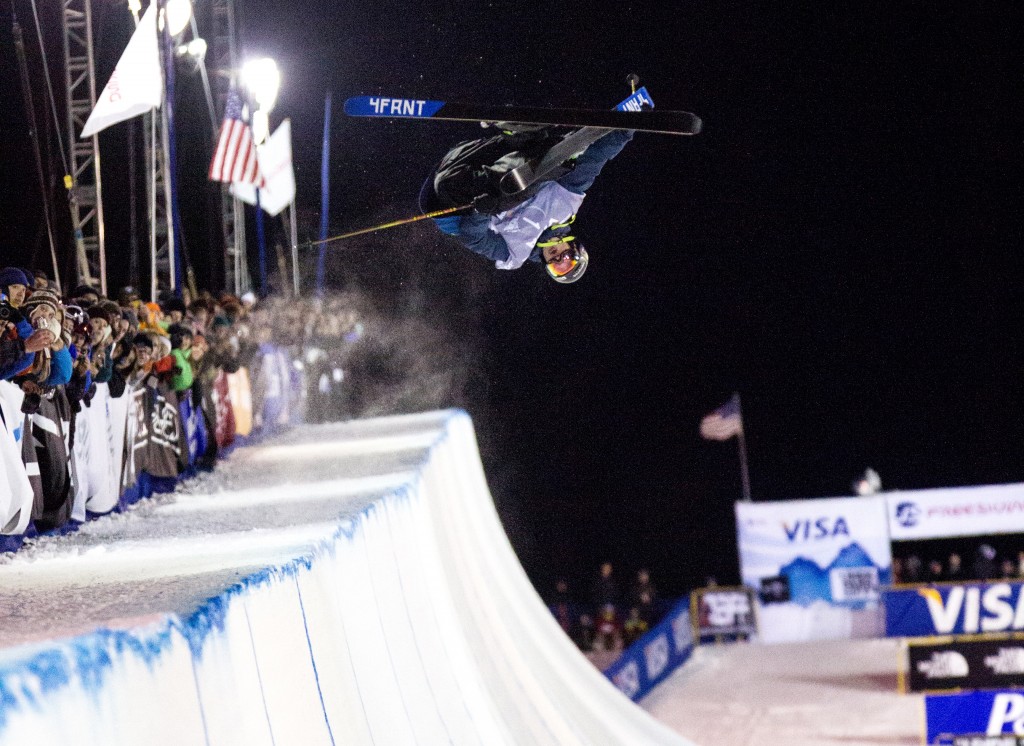 Olympic gold medalist David Wise at the 2014 Grand Prix in Park City. USSA/Sarah Brunson