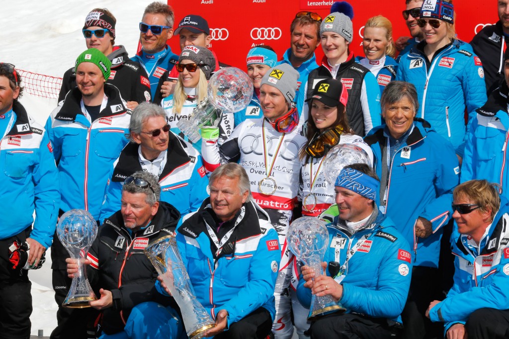 Austrian Ski Team at 2014 World Cup Finals. GEPA/Wolfgang Grebien