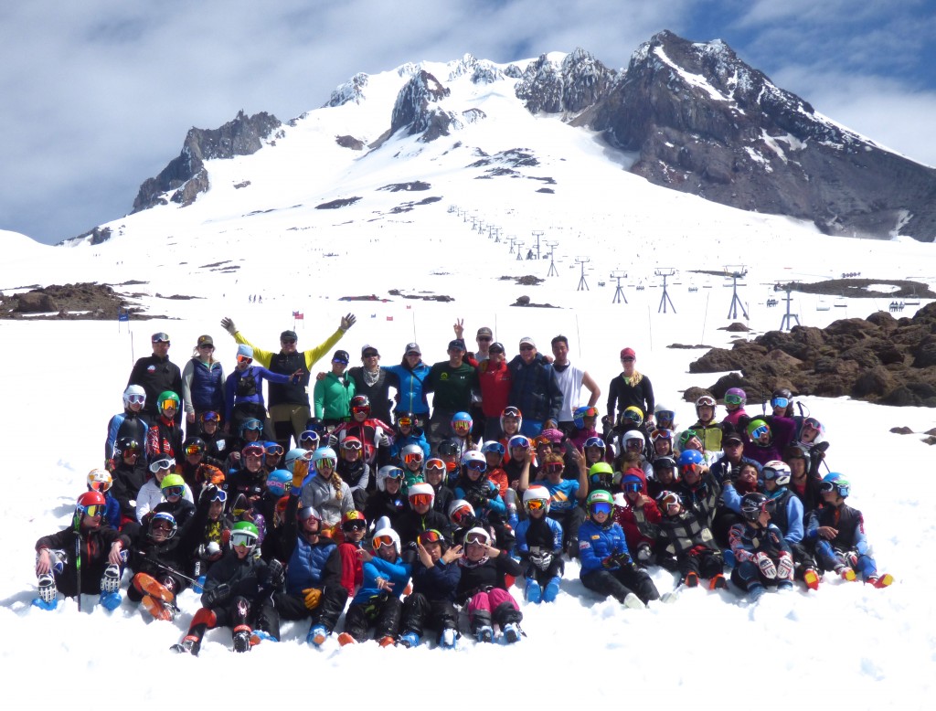 Ski racers from SMS, GMVS, and Burke meet up at Mt. Hood. C.J. Feehan