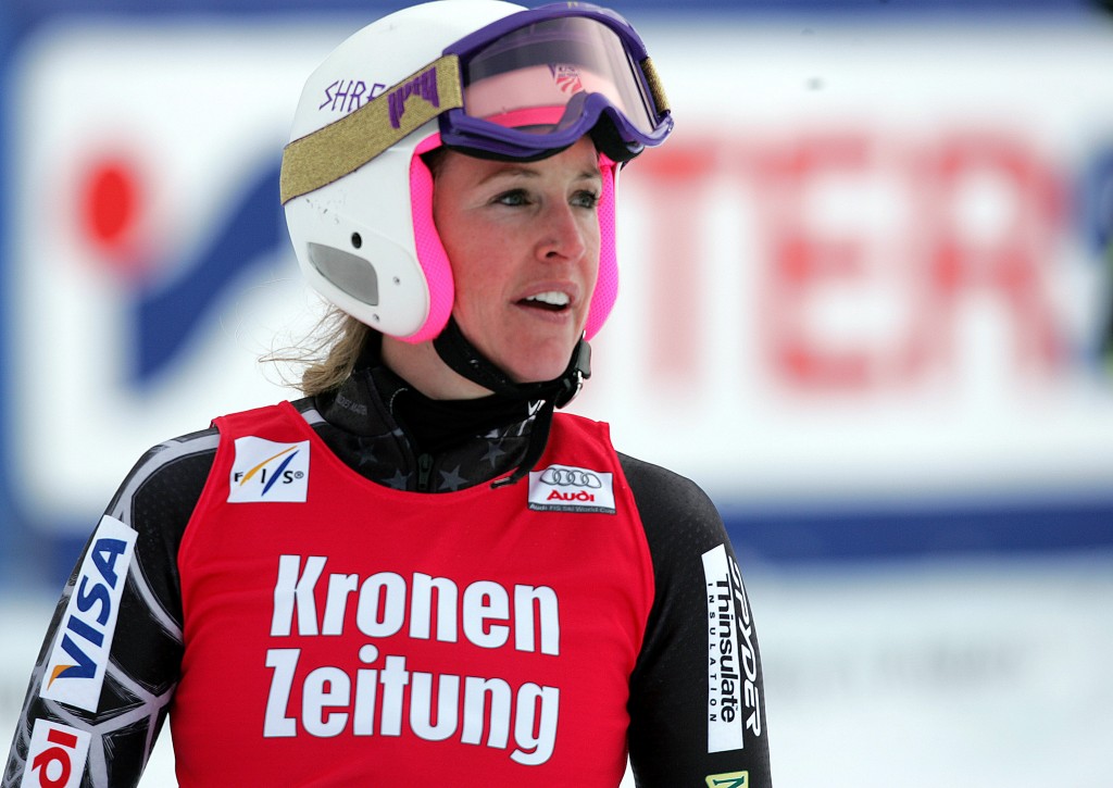 Caroline Lalive at the 2009 Altenmarkt/Zauchensee World Cup. GEPA/Mario Kneisl