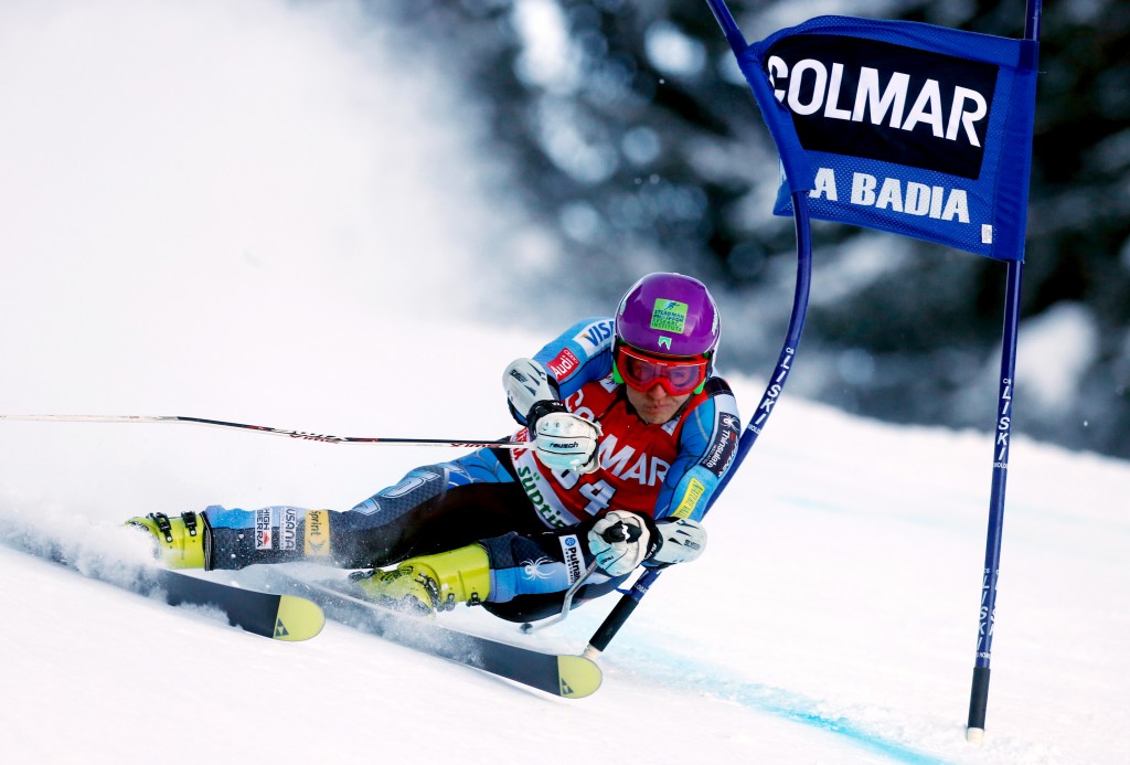 Tommy Ford in the 2012 Alta Badia World Cup. GEPA/Wolfgang Grebien