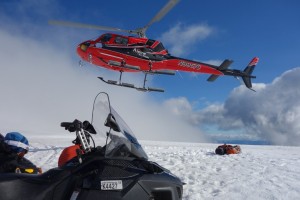 Helicopter ride to Eagle Glacier. Noah Hoffman 