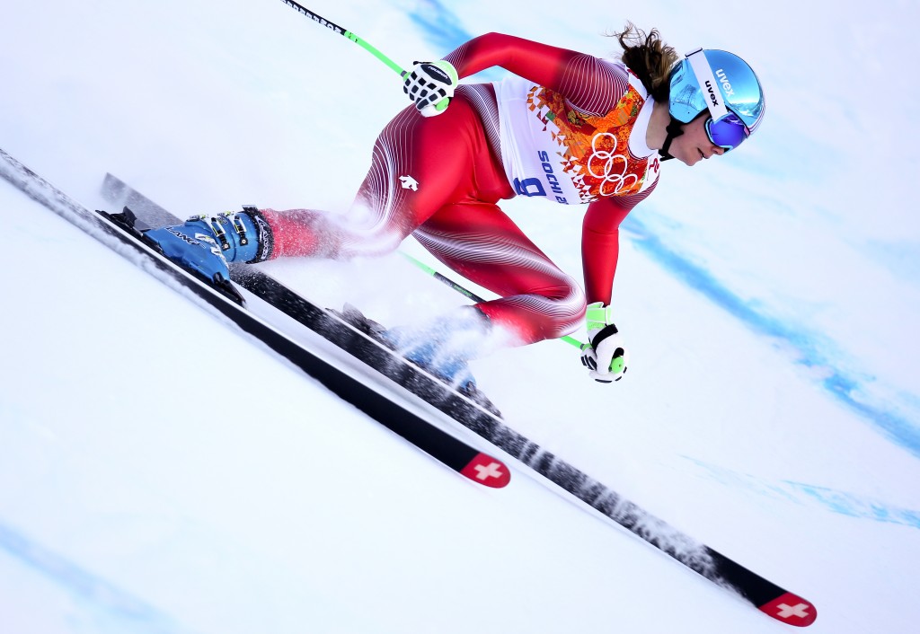 Nadja Jnglin-Kamer at the 2014 Sochi Olympics. 