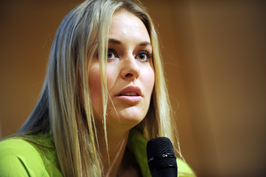 Lindsey Vonn as an Ambassador at the 2012 Youth Olympic Games in Innsbruck. GEPA/Manfred Hassl