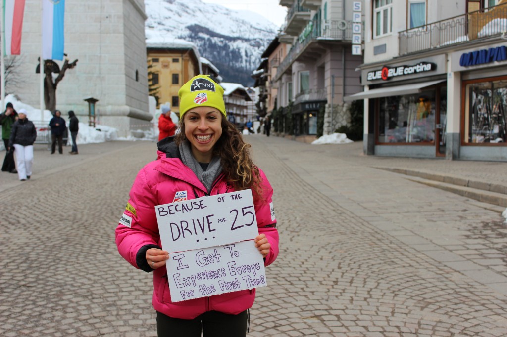 Rosie Frankowski depended on D25 funds to make it to her first international races in Europe.