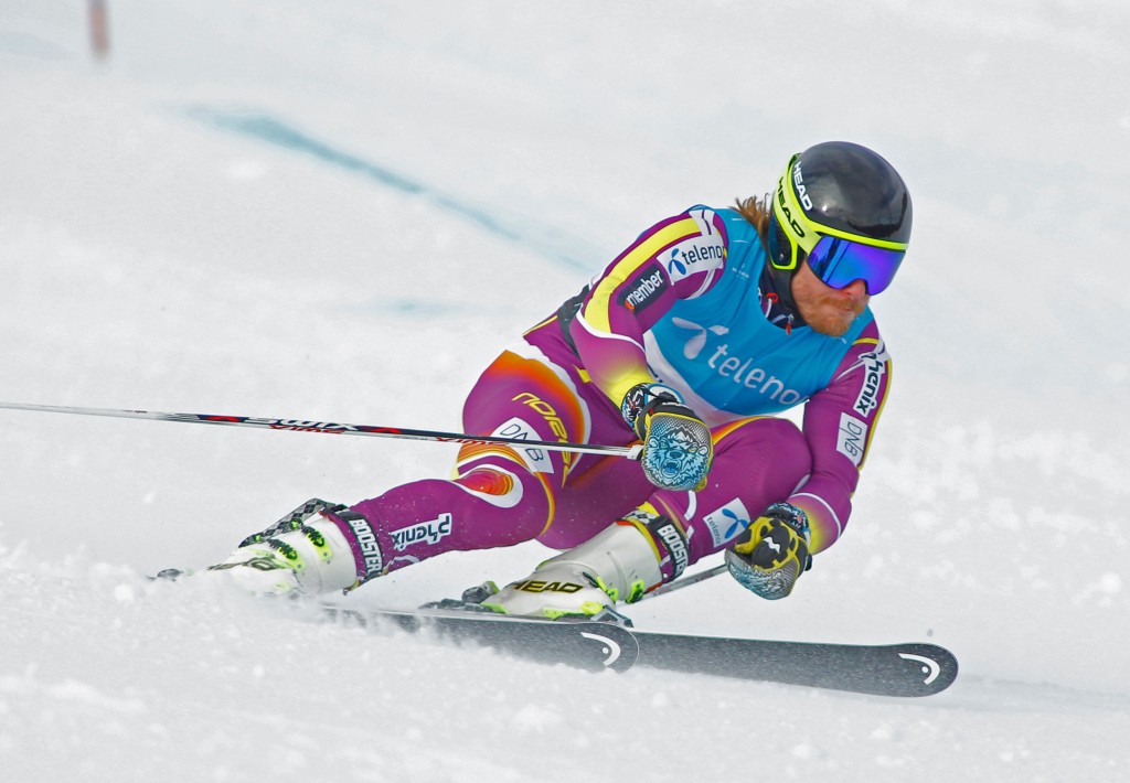 Kjetil Jansrud training on the Pitztaler Glacier in preparation for the season opener. GEPA