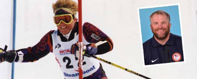 Sean Ramsden in competition and his USOC headshot from the 2014 Sochi Paralympics. CUBuffs