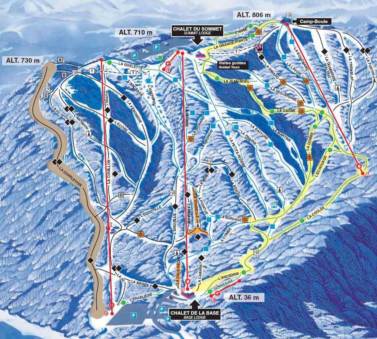 The fabled La Charlevoix at Le Massif is now closed.