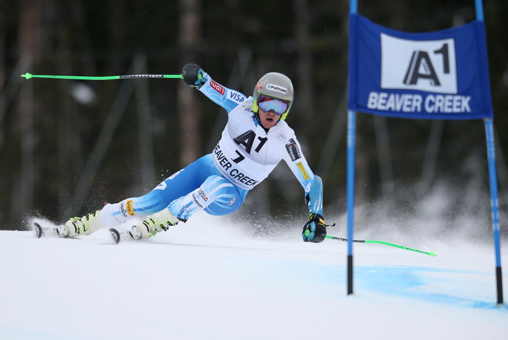 Ted Ligety on the Birds of Prey GS track. GEPA